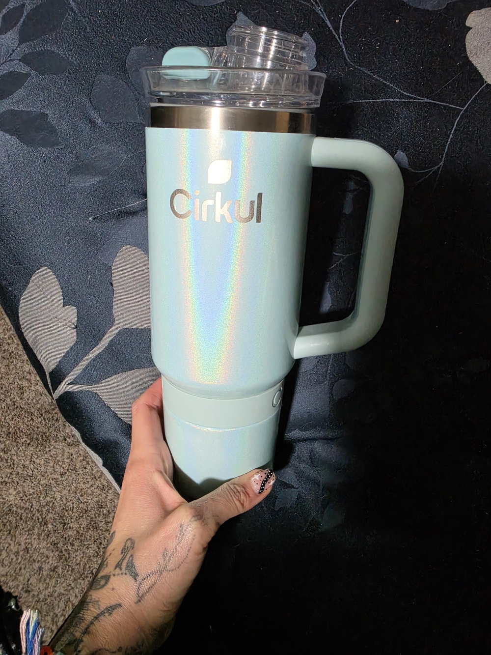 Cirkul Mint Green Travel Mug with Handle